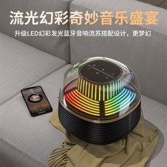 2024 Bluetooth スピーカー透明ガラス屋外スピーカーポータブルワイヤレスカードサブウーファーデスクトップライトオーディオ