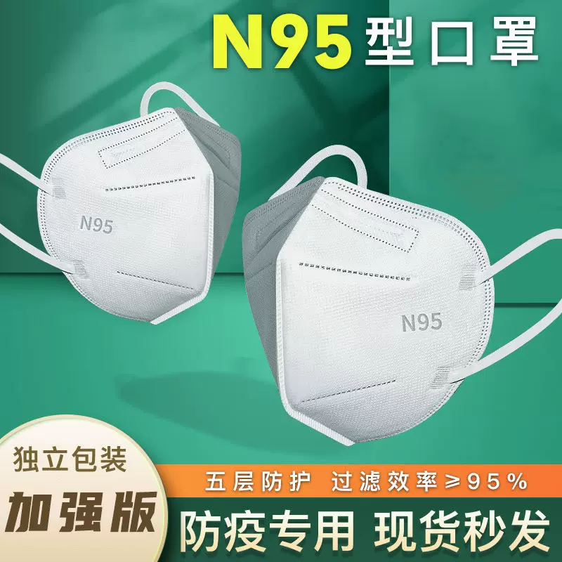 N95口罩独立装五层成人防护3D立体一次性防护口罩厂家现货