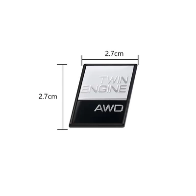 Mile Rd Labeling — Car logo - twin-engine-awd-black
