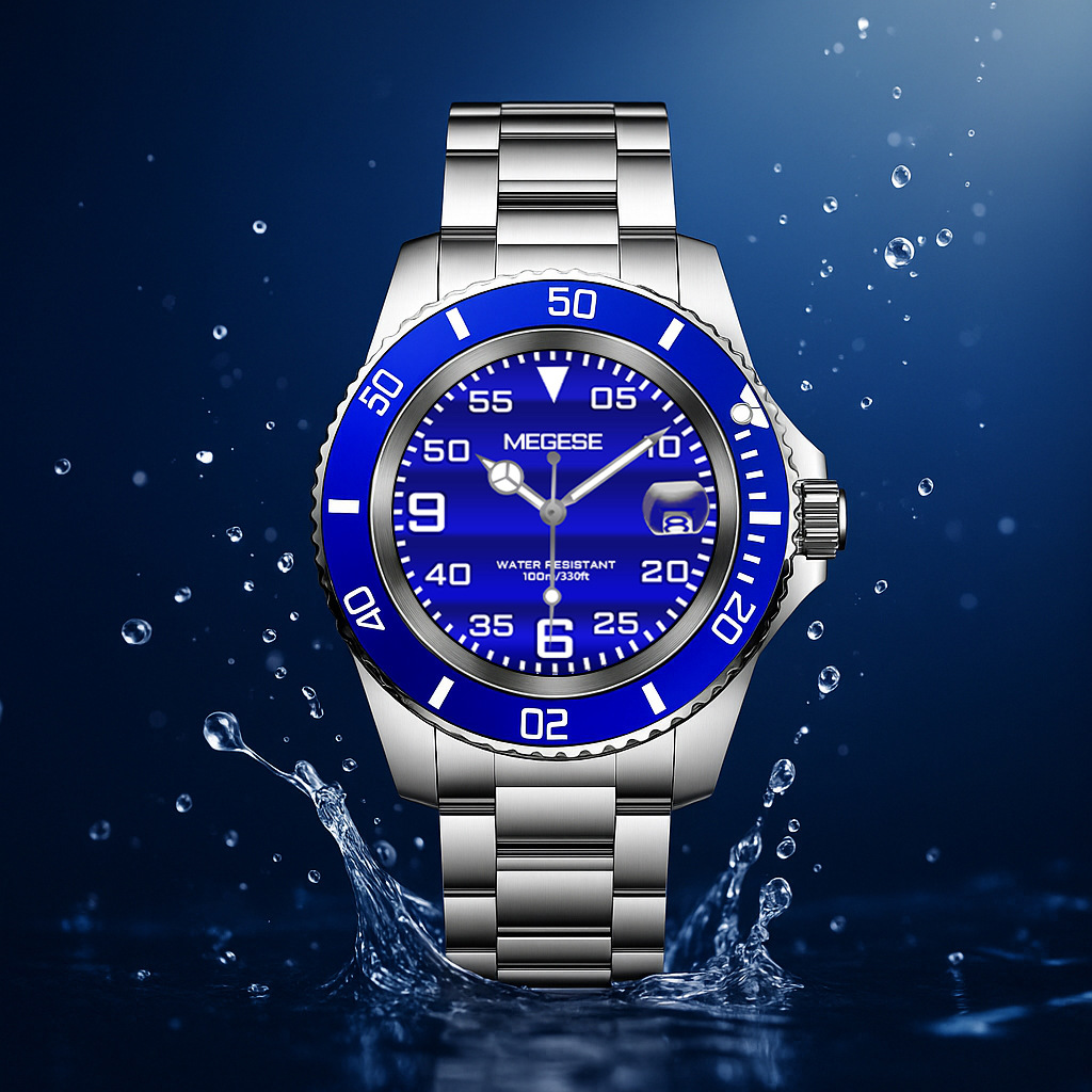 2025 New Swiss Mechanical Diving Luminous Men's Watch Fully Automatic Watch Business Decoration Light Luxury Men's Watch