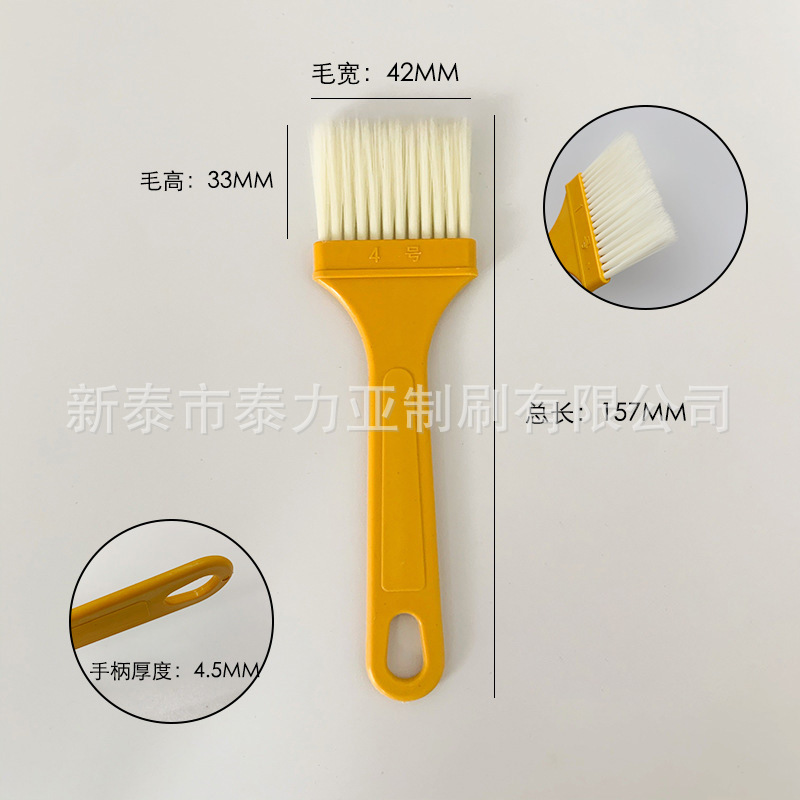 Cepillo de Limpieza de Plástico de Cerdas Suaves e Impermeable para Barbacoa y Limpieza del Hogar image 10