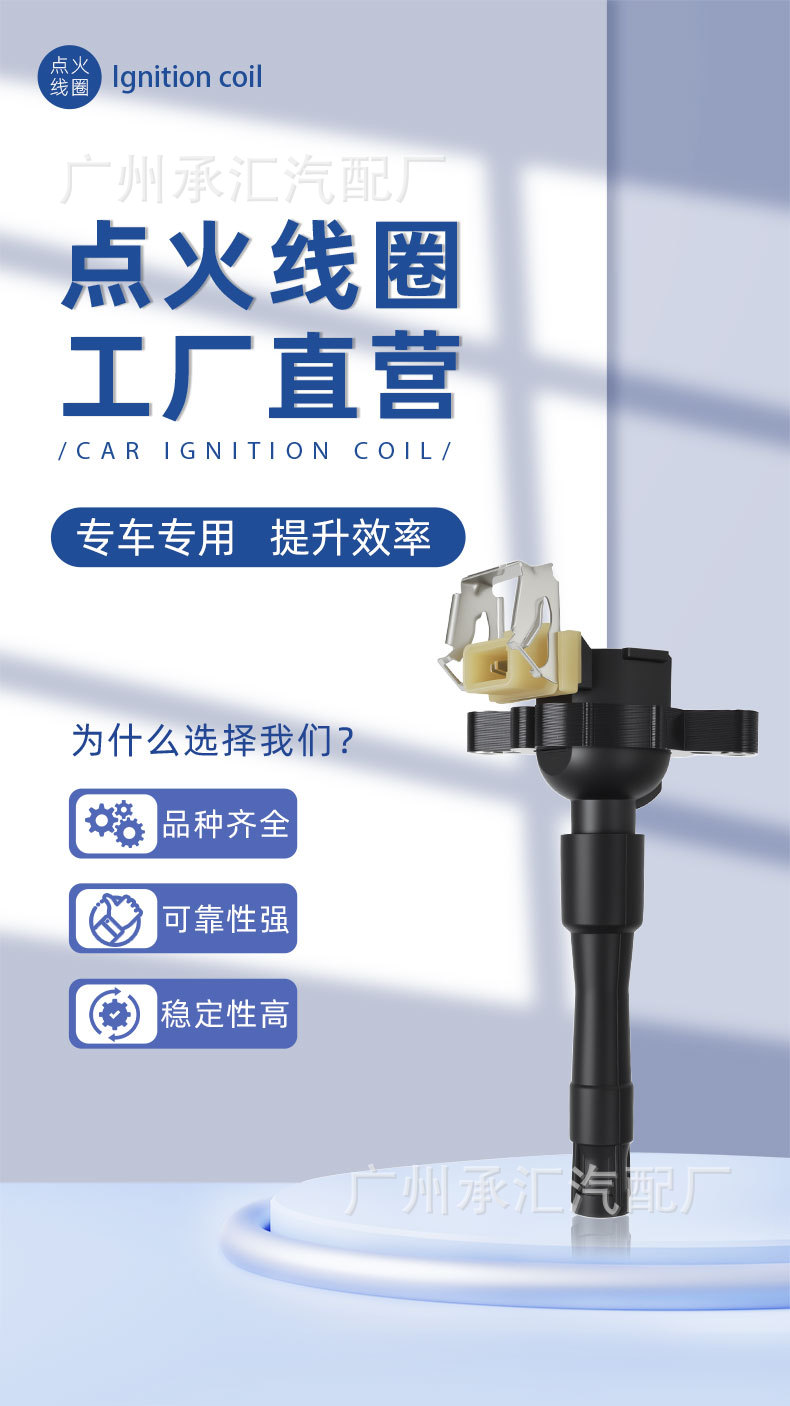 12131748018 Is Suitable for Bmw 323I 528 L7 M3 E46 E39 Ignition Coil 1404309