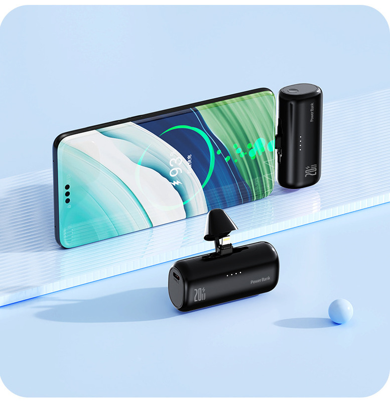 クロスボーダー新しいカプセルパワーバンク隠しデュアルインターフェースコンパクトポータブル電源卸売ミニ高速充電|undefined