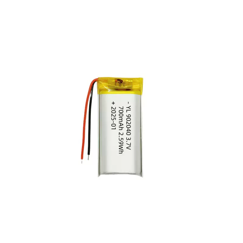 902040聚合物锂电池700mAh医疗设备美容仪智能门锁充电锂电池3.7V