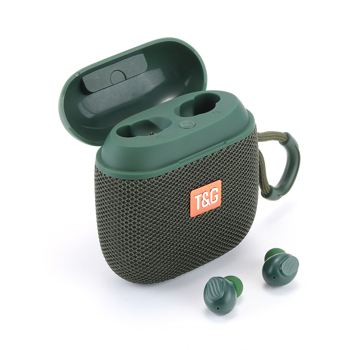 Transfronterizo TG809 altavoz de auriculares Bluetooth 2 en 1 TWS doble estéreo auriculares deportivos inalámbricos portátiles al aire libre
