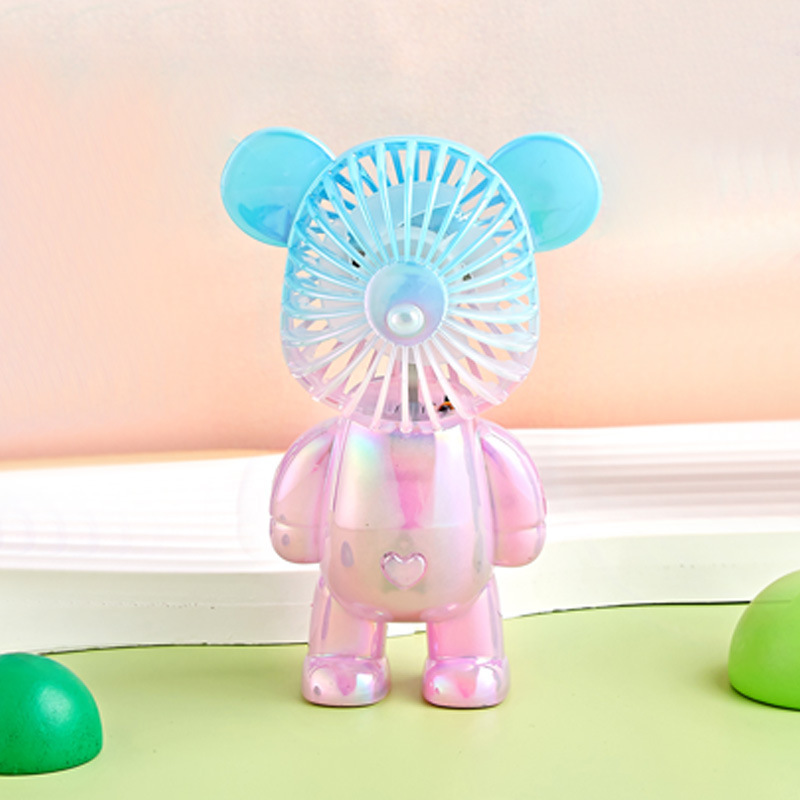 Mini Ventilador de Cuello Recargable USB de Plástico Portátil para Oficina y Dormitorio