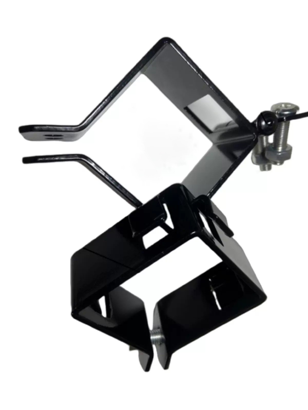 护栏围栏固定卡扣连接机器人设备隔离网紧固配件卡环挂耳合页脚盖