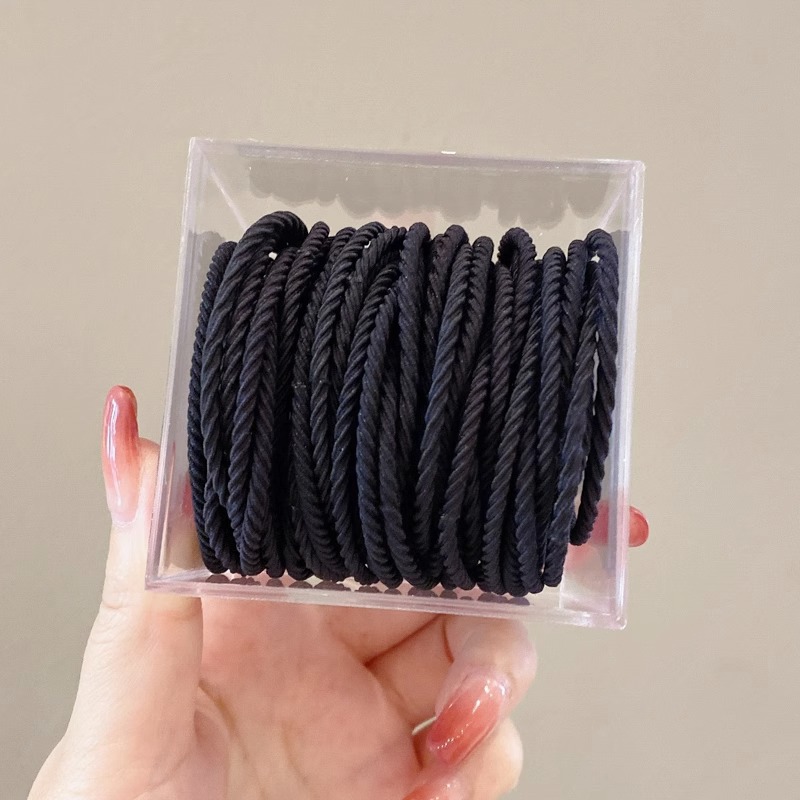 Cuerda de pelo para niños tocado bebé banda de goma elástica alta duradera no lastimar el cabello banda de goma corbata pelo de las niñas banda de pelo accesorios para el cabello