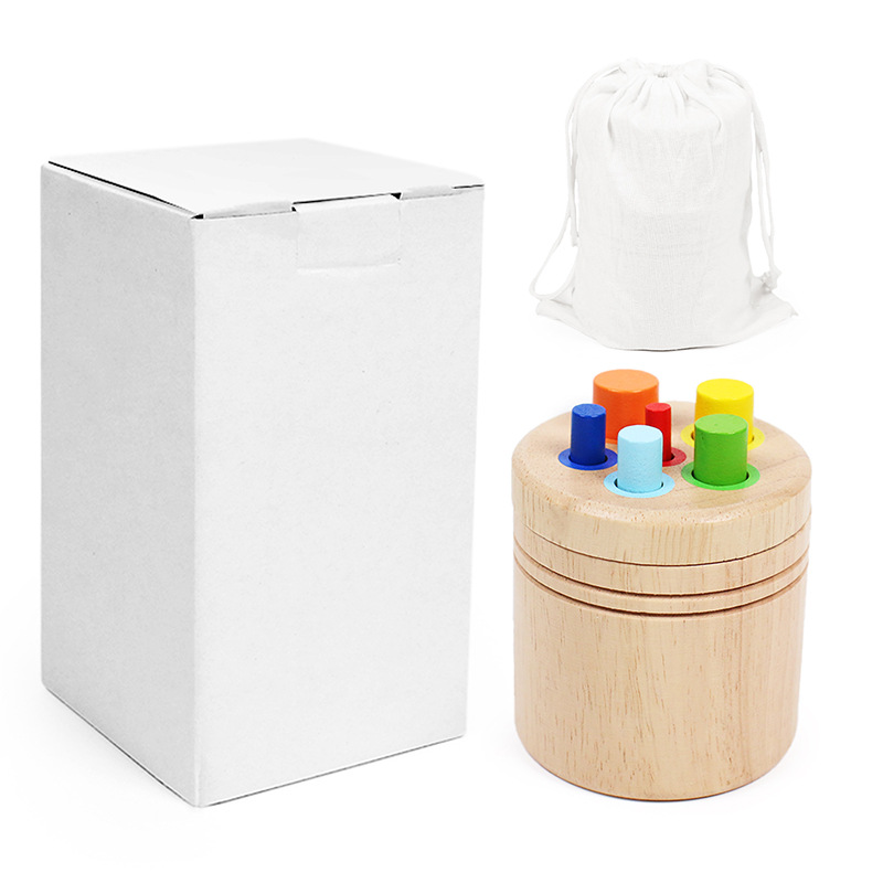 Puzzle infantil transfronterizo taza de clasificación de color cognitivo de color para bebés barra de conteo de jardín de infantes Mont 's cubo de clasificación de educación temprana
