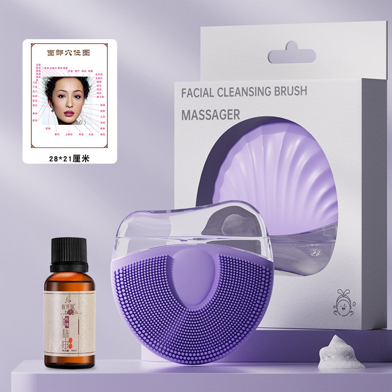 Herramienta de masaje y lifting facial, exfoliante facial de silicona para limpieza facial, estiramiento de ojos y belleza facial.