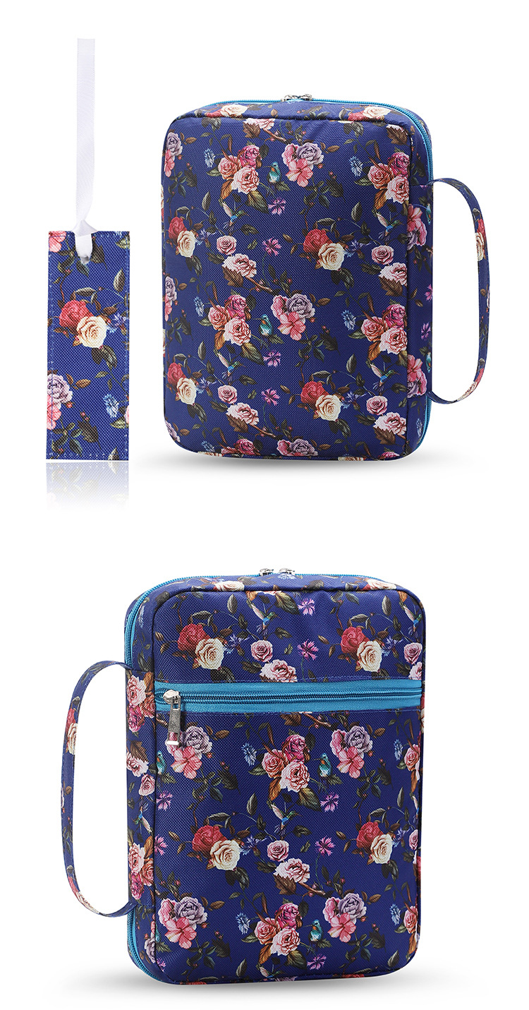 Aufbewahrungstasche Aufbewahrungsbeutel Bedruckte Handtasche Multifunktionale kleine Tasche Schutzhülle für Buch Kosmetiktasche_voghion.com