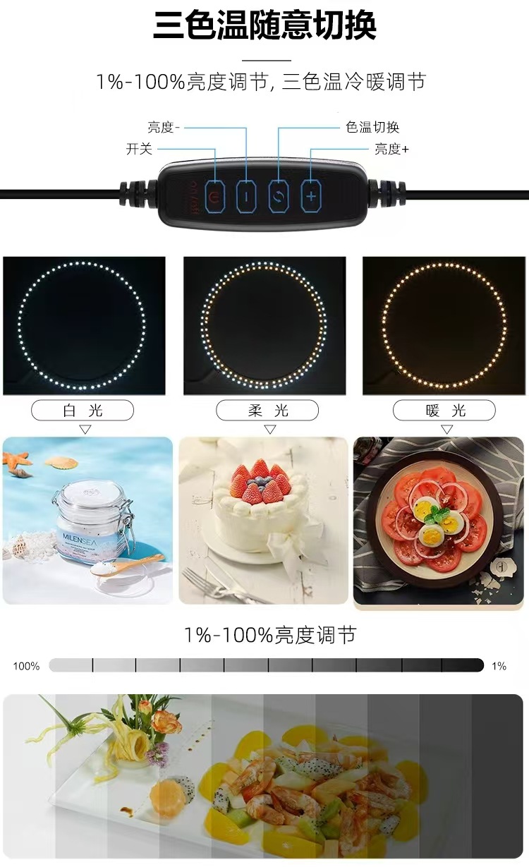 Led ışık küçük stüdyo 25CM fotoğraf aksesuarları yumuşak ışık kutusu natürmort fotoğraf masası mini katlanabilir ışık kutusu