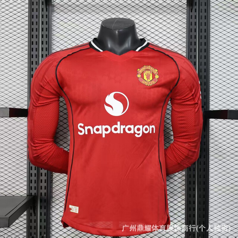 2526足球服跨境球员版球衣巴黎曼联阿森纳足球服长袖球衣切尔西|undefined
