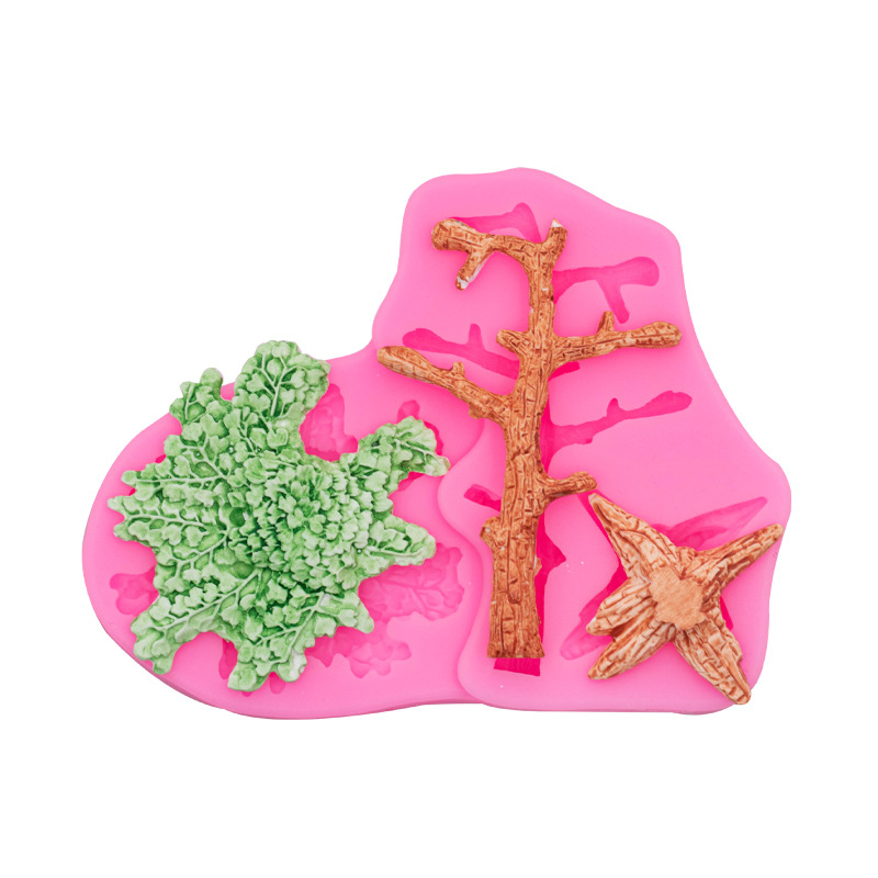 Pino ardilla fondant molde de silicona hornear fondant chocolate ritmo seco pastel Decoración Accesorios en stock al por mayor