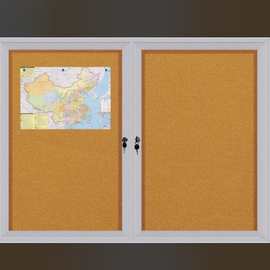 水松板橱窗告示板扎钉板软木板办公室毛毡公告栏外贸版亚马逊