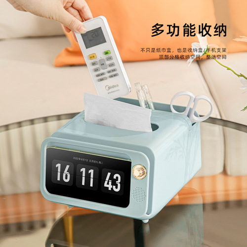 Plastic Creative Thick Box New TV Tissue Box Bathroom Living Room Tissue Box  New TV Product