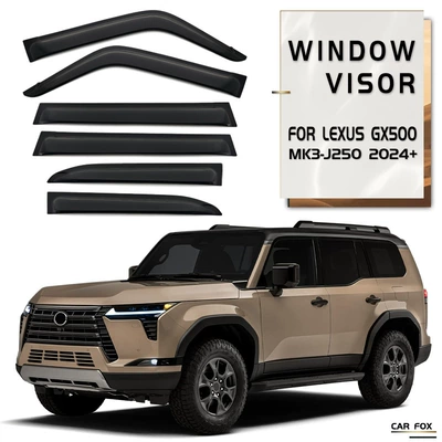 Rain shield – rain shield Lexus - standard-packing-without-logo-lexus-gx500gx550h-6pcs-mk3-j250-2024-no-bright-strips-rain-shield