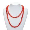 Organic red agate beads, long necklace, 1.2m, 8mm, 10mm