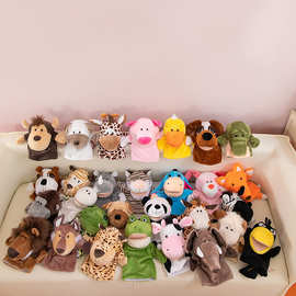 手偶玩具动物套手安抚玩偶表演狮子可张嘴动物玩偶幼儿园讲课道具