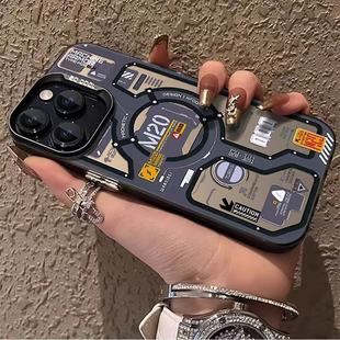 Mechanical Chip Suitable for Apple 16Promax Mobile Phone Case 15Plus Color Silver Imd14 Classy 13Pro Cross-Border 12
