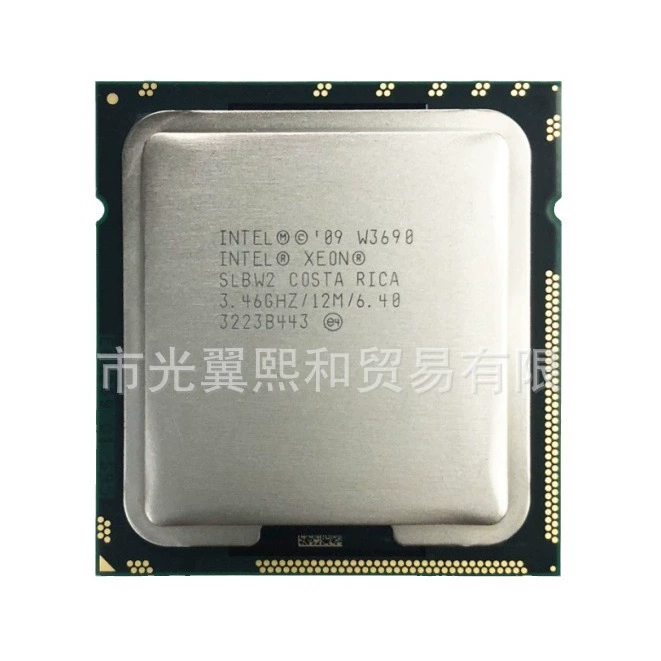 Intel Xeon W3690 3.46GHz, 12M кеша, 6.40 (возможно опечатка)