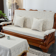 老式实木沙发坐垫带靠背连体加厚防滑春秋联邦椅红木沙发海绵垫子