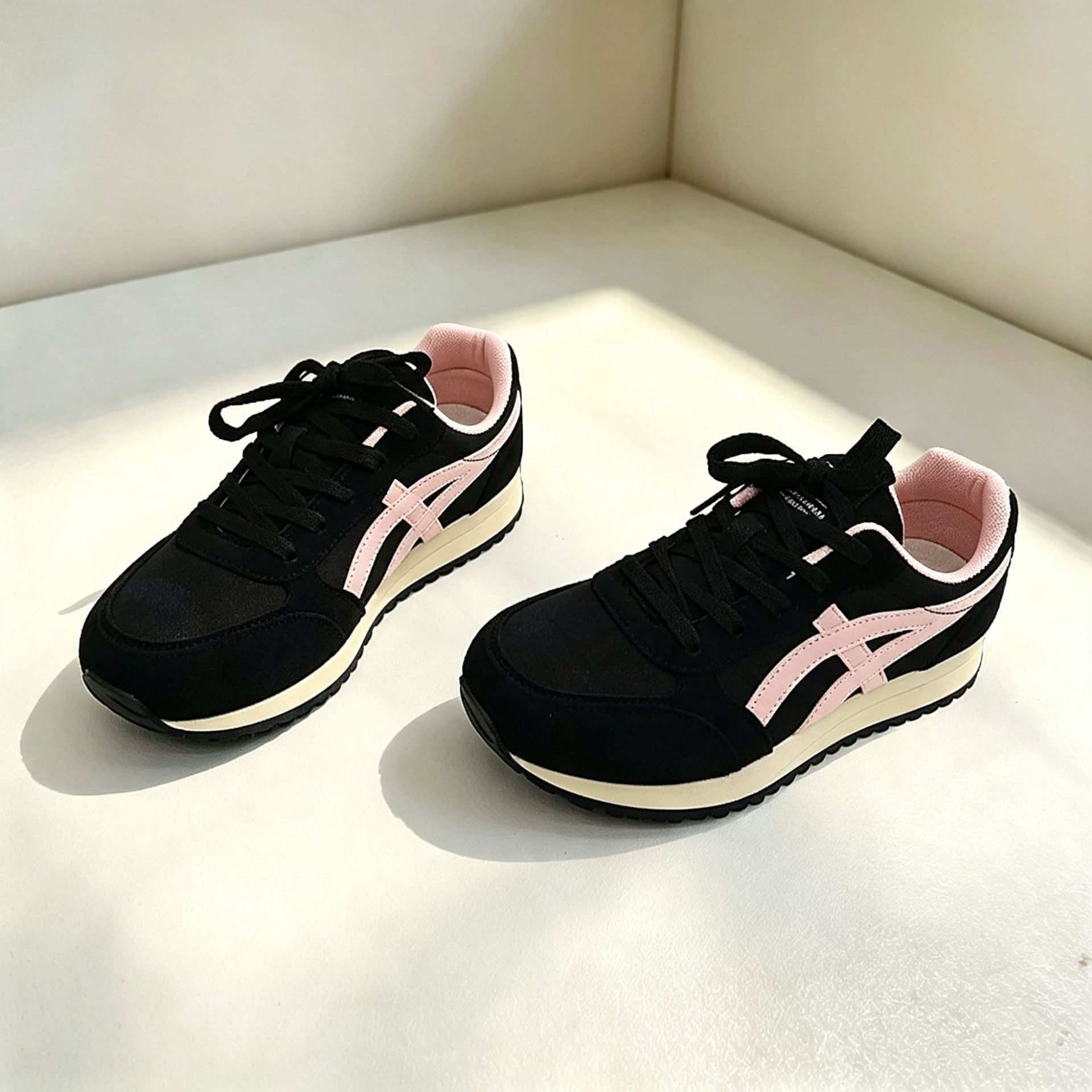 36-40 Tales de cuero de otoño ventilador amortiguador zapatos de corrida de hombre zapatos deportivos cómodos zapatos de trotar