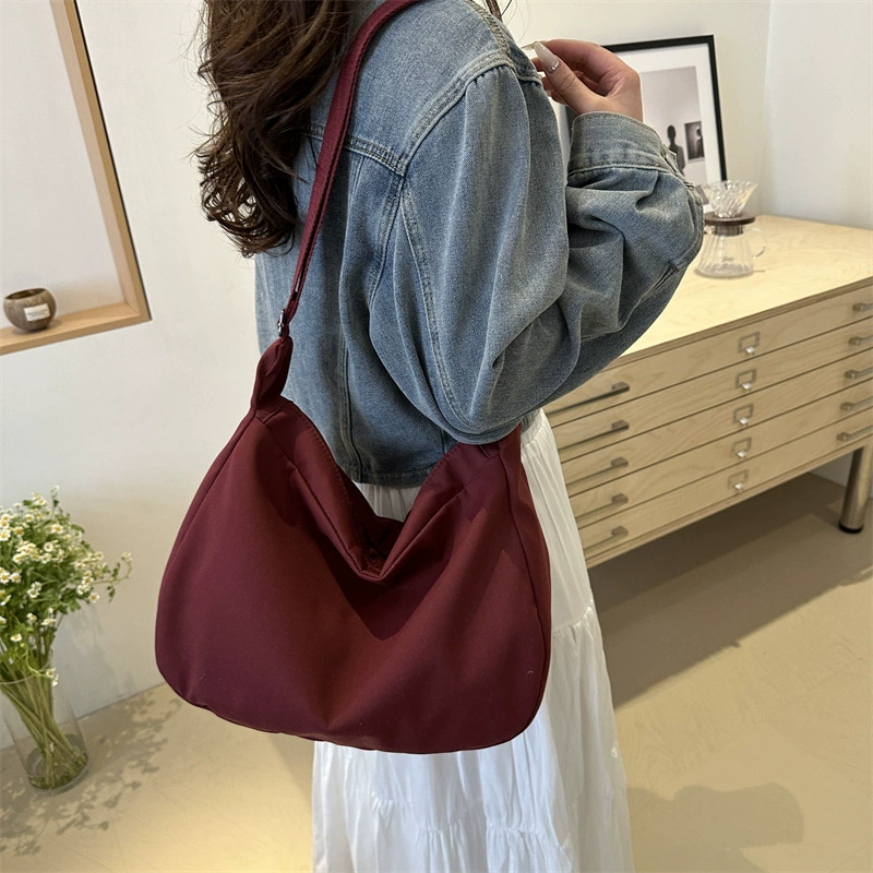 Capacious one-shoulder bag, shoulder bag, shopping bag, for students