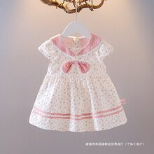 1--3岁童裙夏季新款小公主女童短袖连衣裙女宝宝夏装洋气休闲裙子