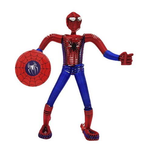 [Spider-Man Model] Aluminum Wire Aluminum Wire Crafts Model College Student Part-time Project Hot Selling Street Stall Supply