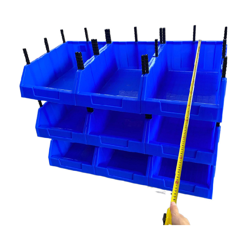 厂家现货广州汕头饰品分类盒 斜口货架物料盒 五金螺丝配件盒