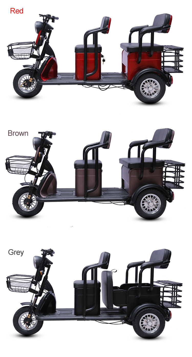 Elderly Mobility Scooter Customizable Logo Electric Tricycle