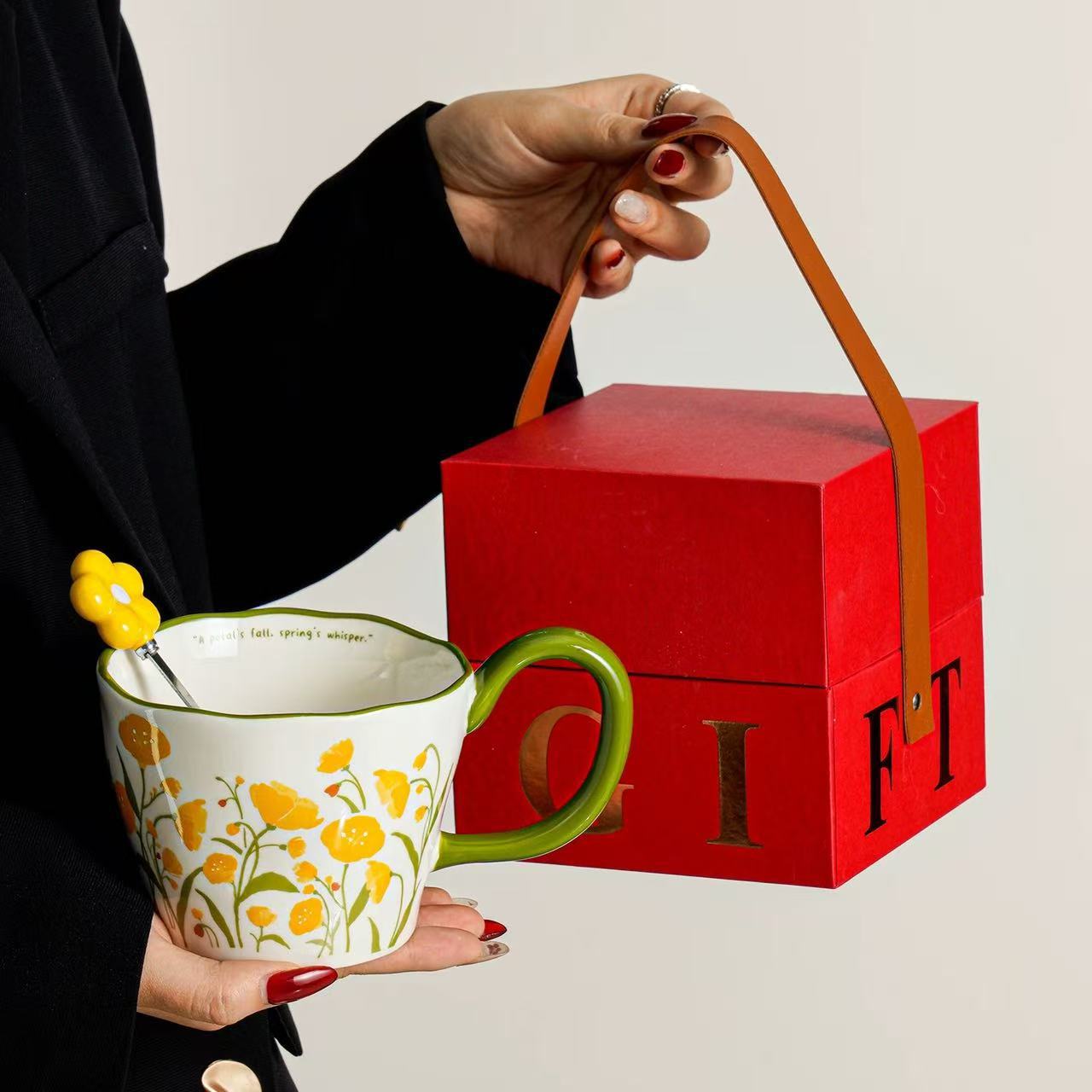 Tazas de cerámica de gran capacidad de tazas de agua de pareja de alta calidad tazas de café de oficina de mujeres tazas de té