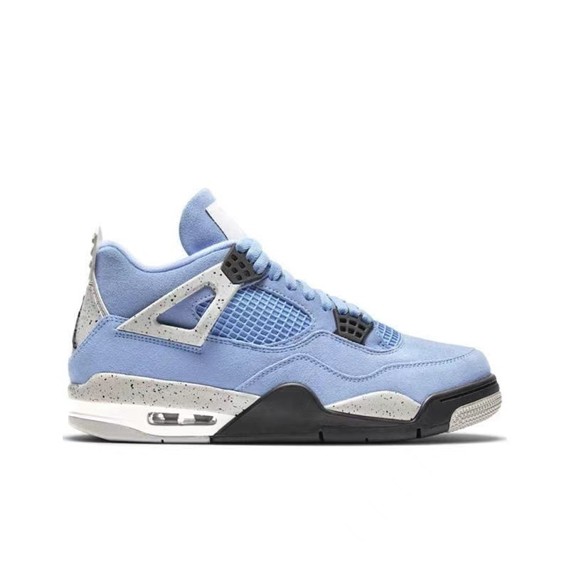 AJ4ハイエディション ミッドナイトブルー＆ホワイトセメント ハイカット ファッションカジュアルスポーツバスケットボールシューズ ピンクブラックカラー ハイカット 快適|undefined