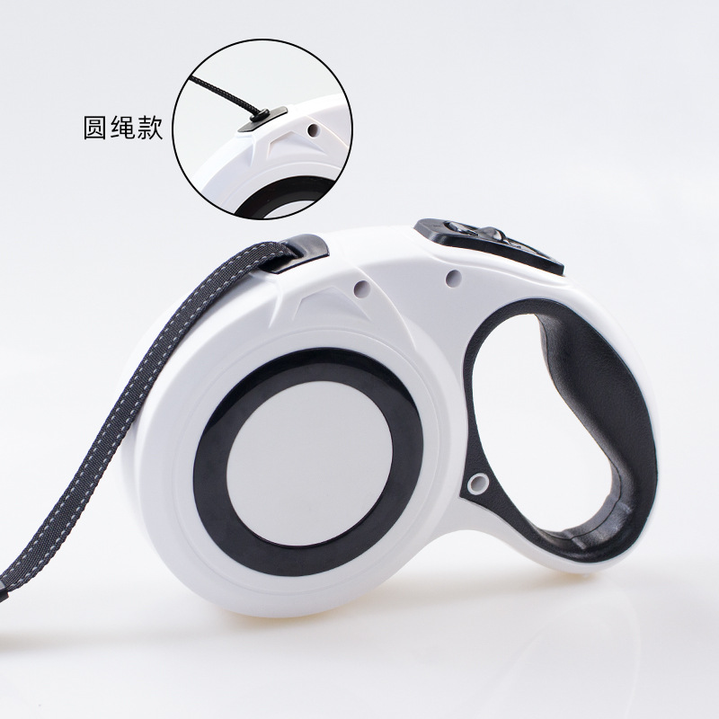 Amazon pet retráctil perro de tamaño medio reflectante caminando correa de tracción de perros recogiendo caja de conveniencia cuerda de tracción retráctil personalizada