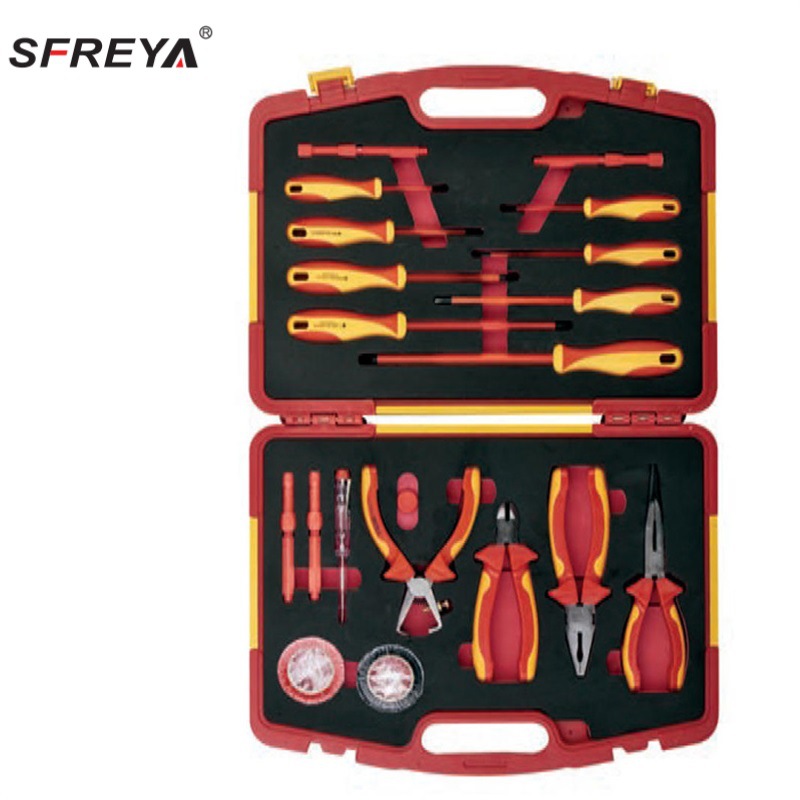 Herramienta de combinación de aislamiento sfreya Juego de 5 piezas Juego de destornillador de aislamiento de 7 piezas Juego de aislamiento de 23 piezas de 68 piezas