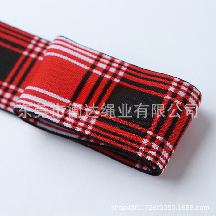 Inventario de 4cm cuadrillas computadora jacquard correa elástica vaqueros expuestos duraderos pantalones interiores cintura de alta elasticidad