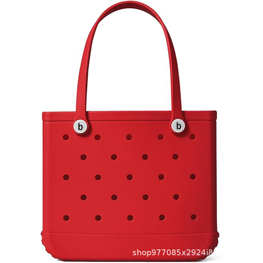 Eva bolsa de playa bolsa de agujero ligera europea y americana moda diy bolsa de mano de gran capacidad bolsa de hombro especial junto al mar