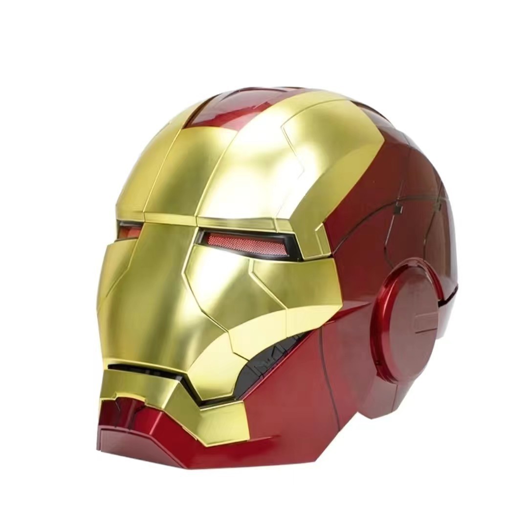 Comercio exterior versión en inglés Jarvis Disney Iron Man MK7 MK50 casco humano real deformado voz de control de voz