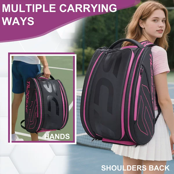 Amazon's New Large-Capacity Backpack, Multi-Functional Tennis Bag, Multi-Functional Pickleball Bag, Popular Badminton Bag