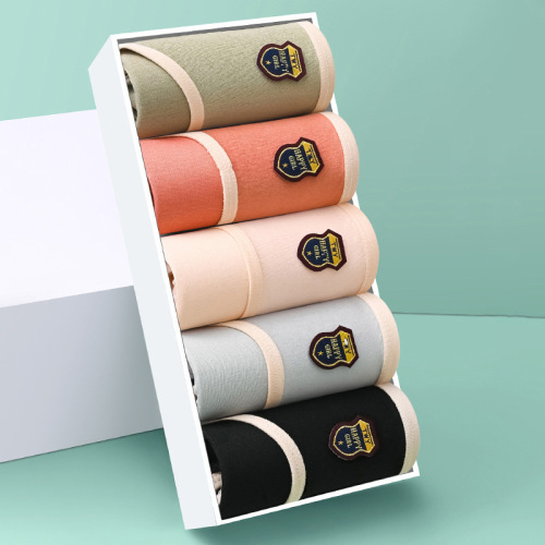 Women's underwear, women's mid-waist shorts new Japanese girl's cute sweet breathable underwear for women's e-commerce style cross-border