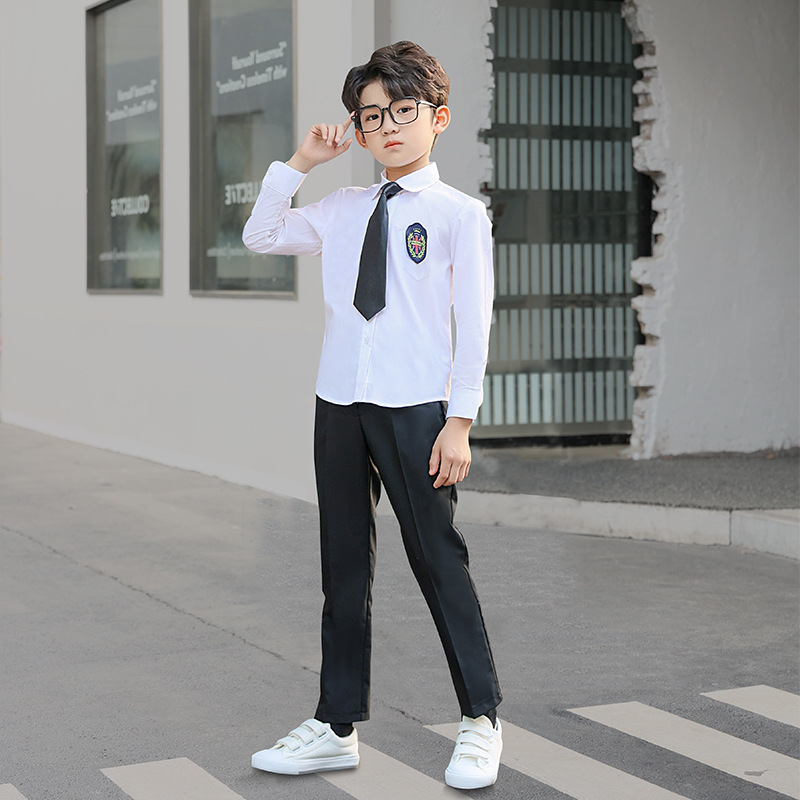 Nuevo uniforme escolar de jardín de infantes para niños foto de graduación 61 uniforme de rendimiento de coro uniforme de clase de estudiante de escuela primaria traje de falda de Liga