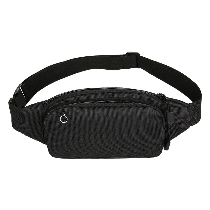 Multi-functional outdoor leisure canvas waist bag New Sports running mobile phone chest Bag Men's anti-splashing business cash register bag