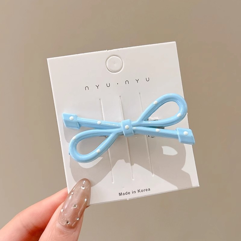 2025 nueva horquilla de dopamina de verano linda horquilla de flequillo de todo fósforo niña coreana pinza lateral accesorios para el cabello sombreros