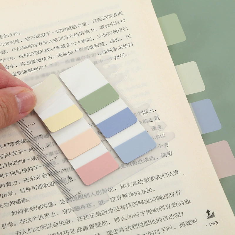 Writable индексные наклейки с 6 цветами классификации, прозрачные, многоразовые, настраиваемые для каталогов и книг