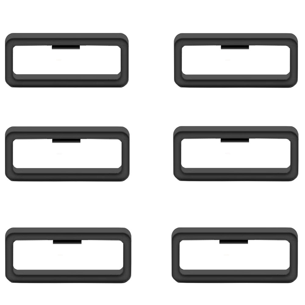 Anillo móvil de silicona anillo de reloj de goma 20 22mm anillo de reloj adecuado para Samsung Huami Huawei Boneng Jiaming Fenix5, etc.