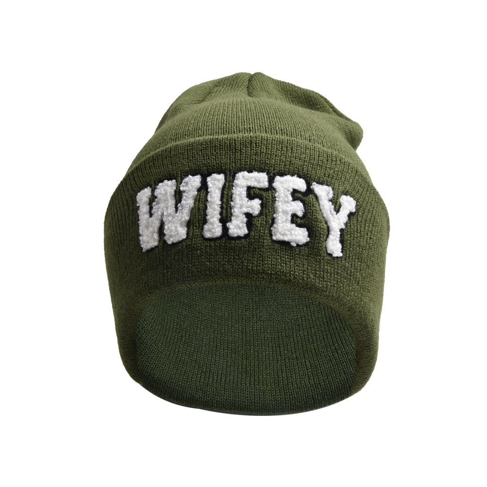 Unisex Original Design Letter Eaveless Wool Cap display picture 28