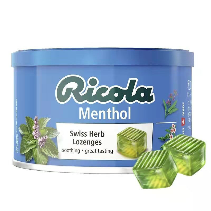 瑞士进口Ricola利口乐香草润喉水果糖柠檬味/薄荷味/黑加仑/原味|undefined