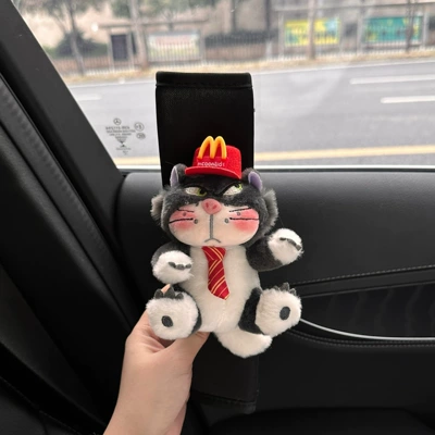 Seat belt shoulder pad, Patch Cute Girl Car Decoration