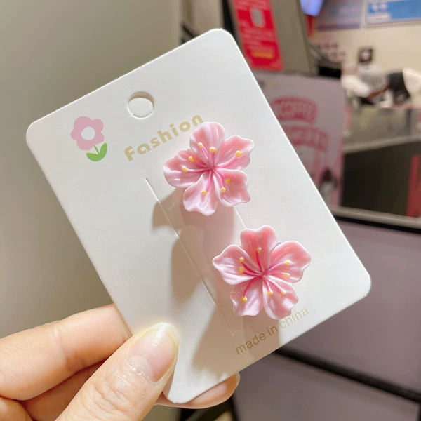 116 2 cherry blossom hair clip 2
